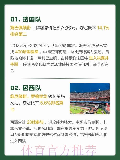 2026世界杯买球分析最佳 2026世界杯买球分析最佳